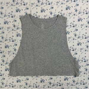 aerie - muscle cropped tank top